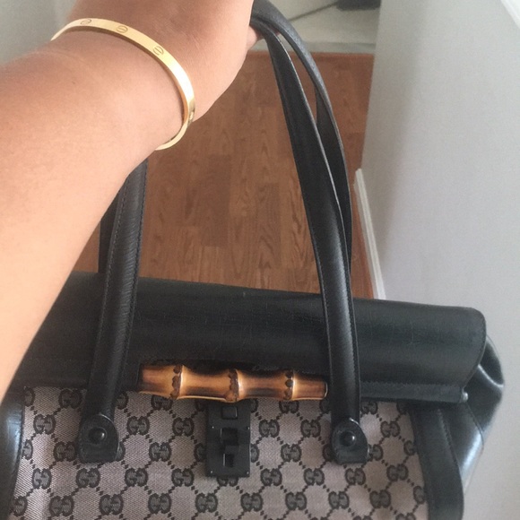 gucci bamboo purse